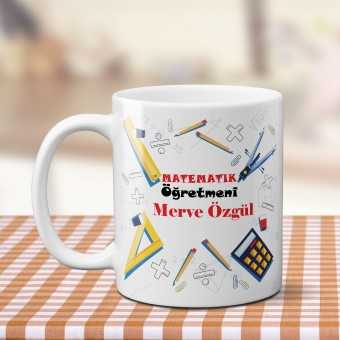 Personalized Mathematics Teacher Designed Mug